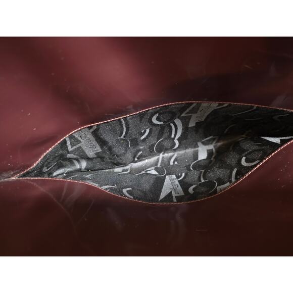 Salvatore Faragamo Shoulder Bag Brown Enamel Leather Tote - Picture 10 of 16